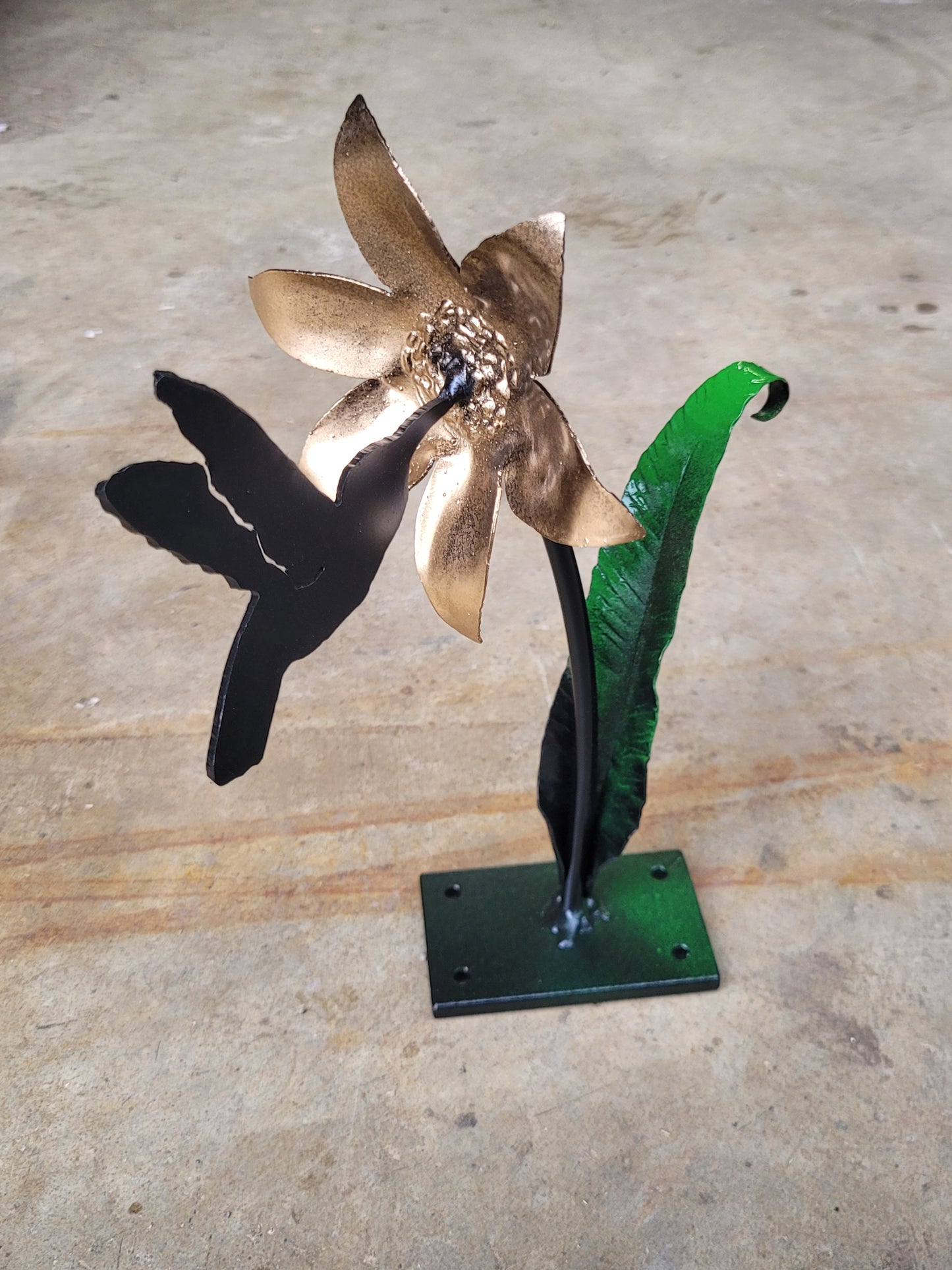 Hummingbird Garden Sculpture