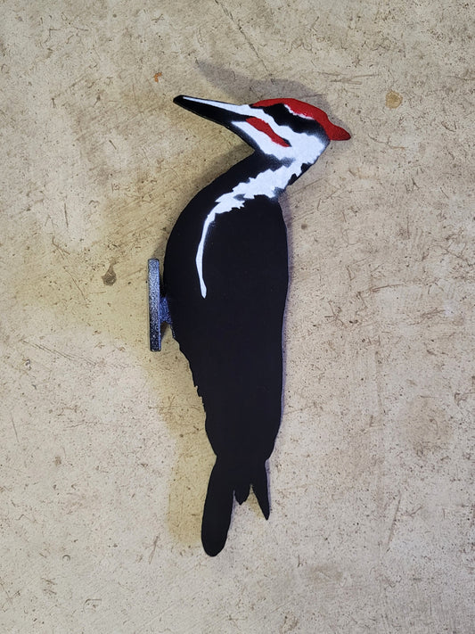 Pileated Woodpecker Garden Sculpture