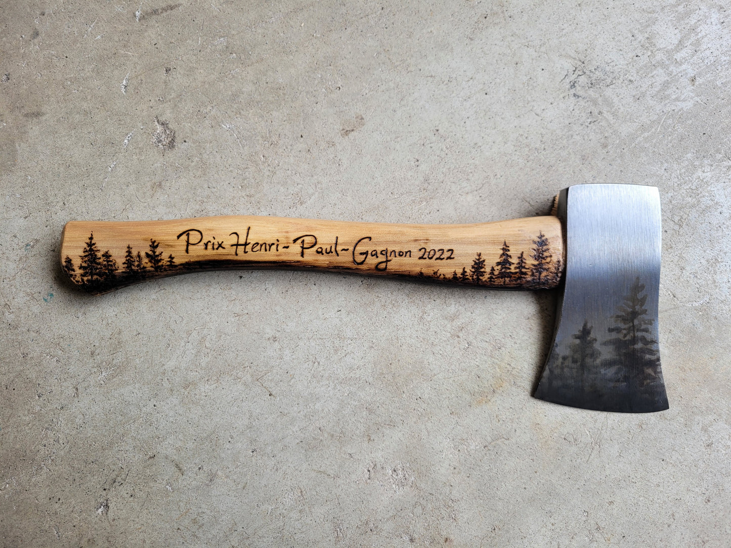 Custom Personalized Forest Axe