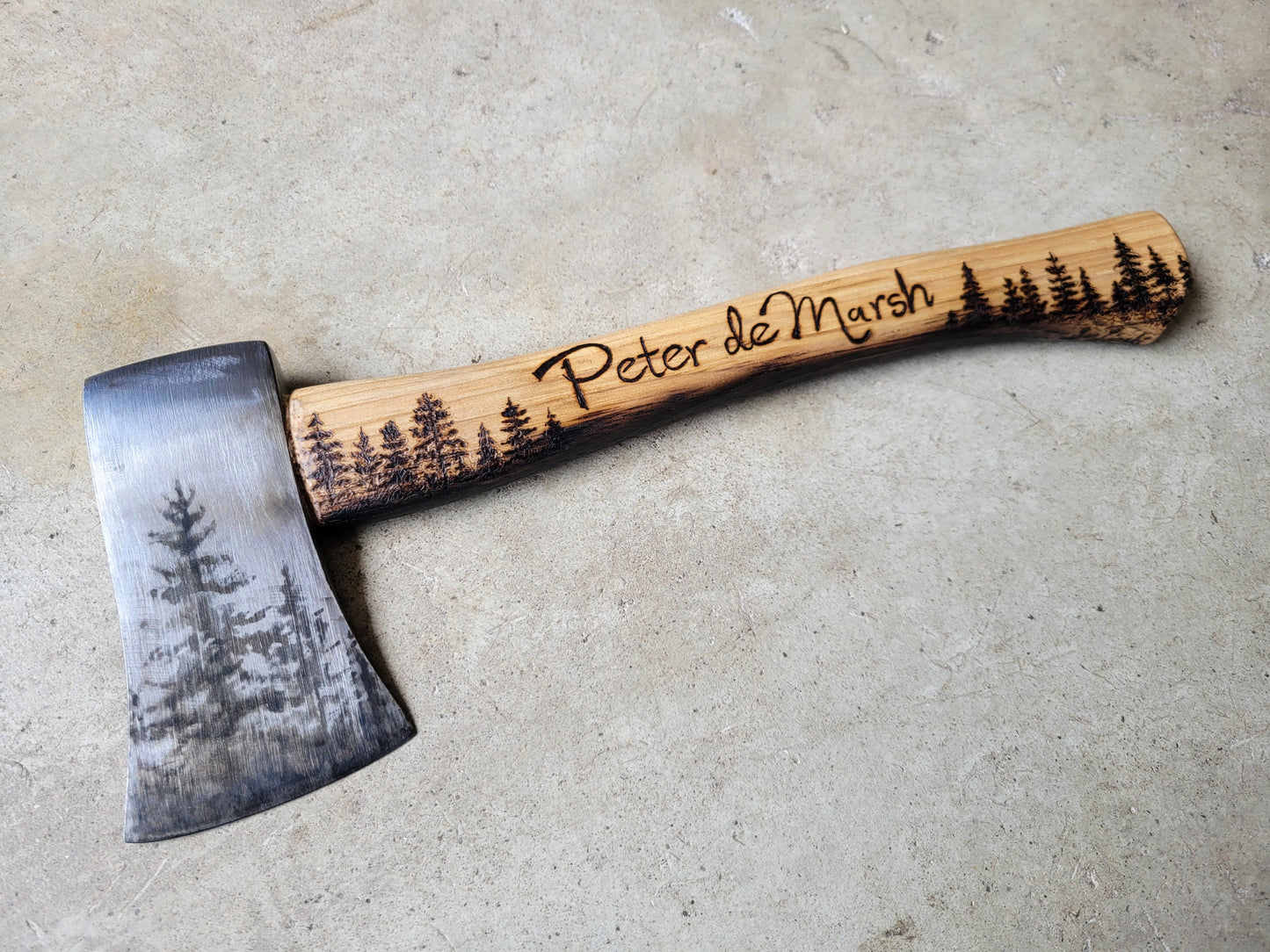 Custom Personalized Forest Axe