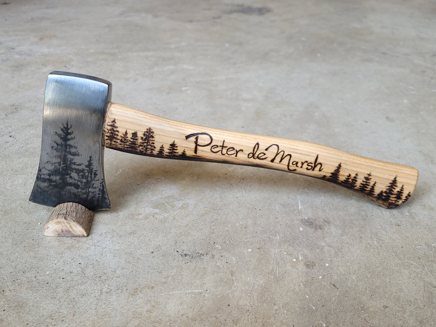 Custom Personalized Forest Axe