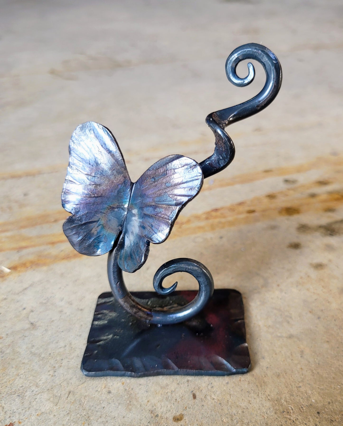 Small Butterfly Metal Sculpture