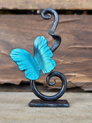 Small Butterfly Metal Sculpture