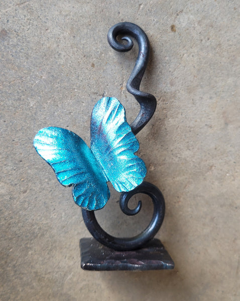 Small Butterfly Metal Sculpture