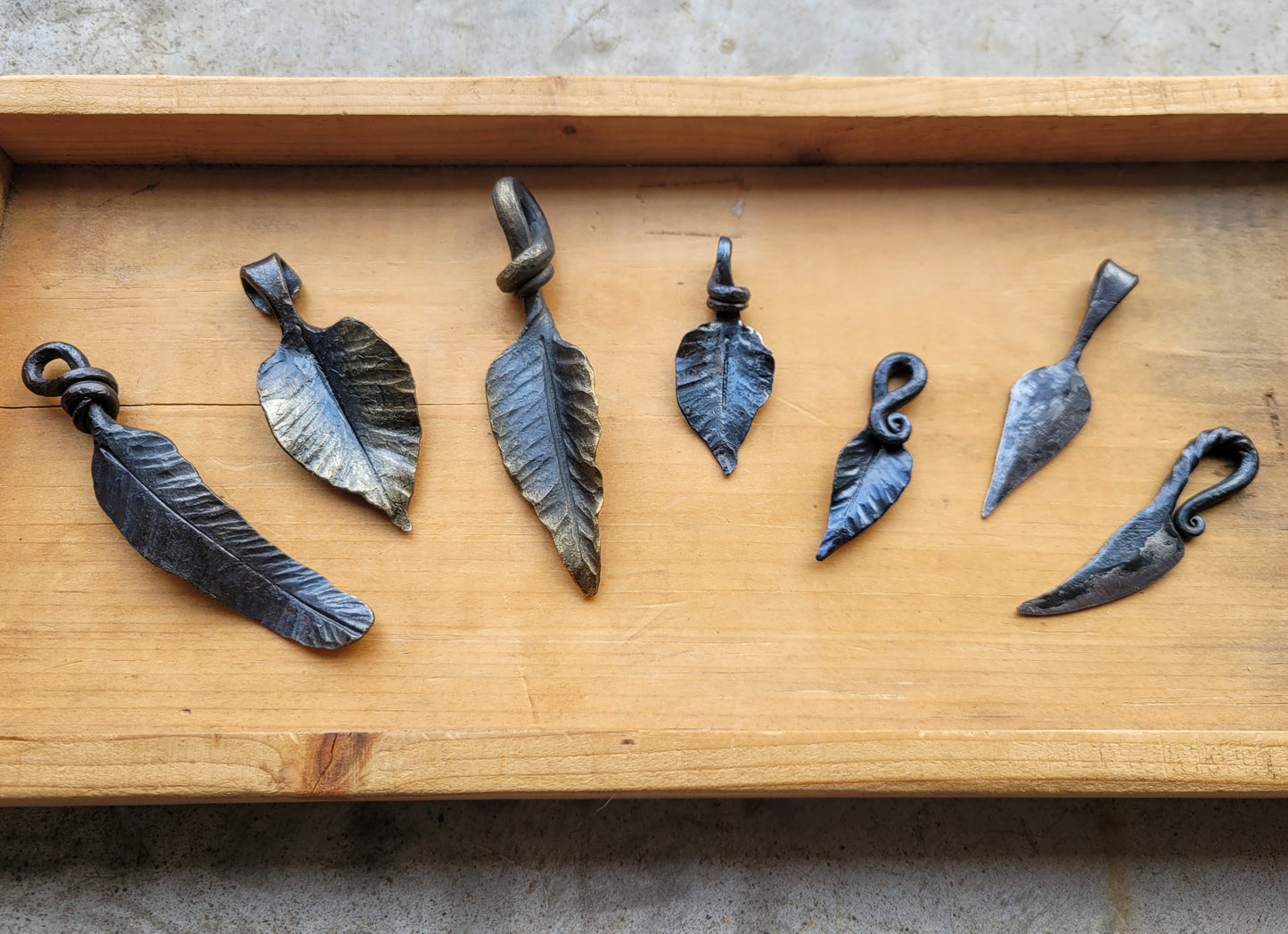 Leaf/Feather/Knife Pendant Workshop