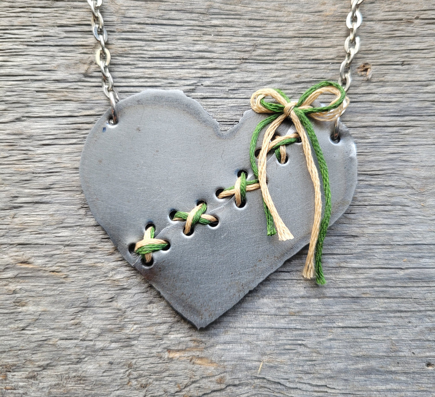 Custom Order Broken Heart Necklace