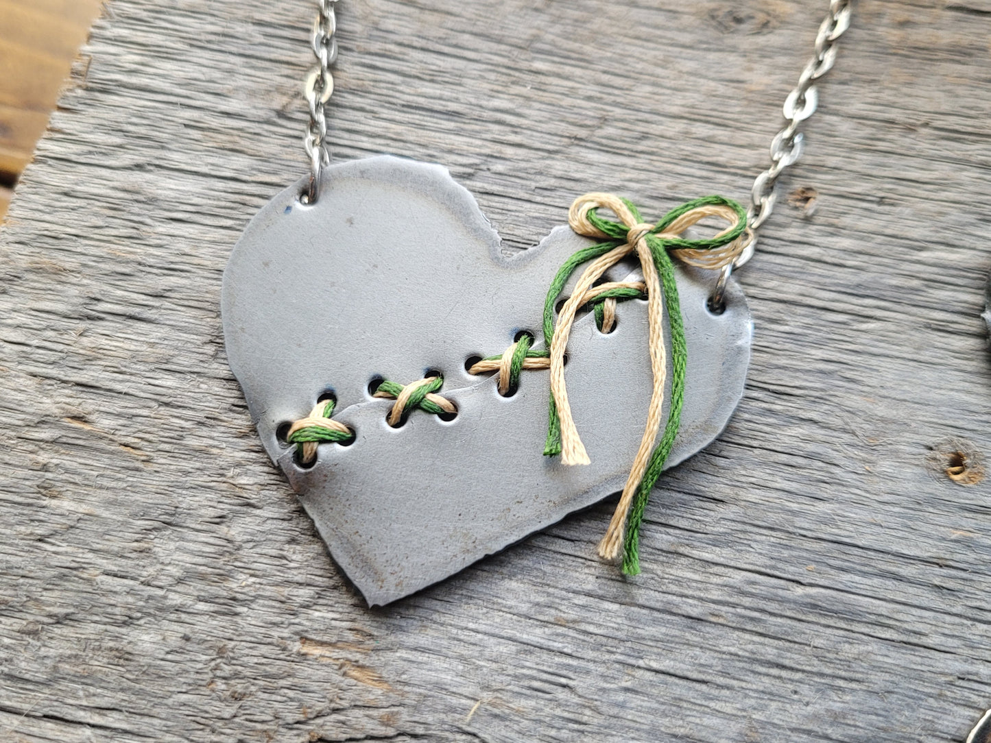 Custom Order Broken Heart Necklace