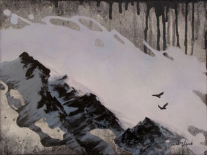 Effortless Climb - Golden Eagles - Landscape Painting - 16x20"