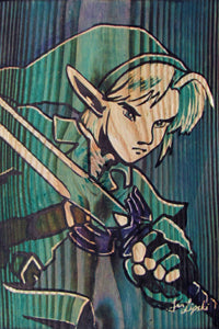 Link (Legend of Zelda) Wood Artwork