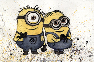 Minions Ink Drawing