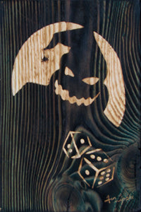 Oogie Boogie Wood Artwork