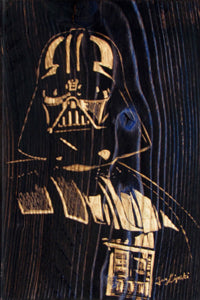 Darth Vader Wood Artwork