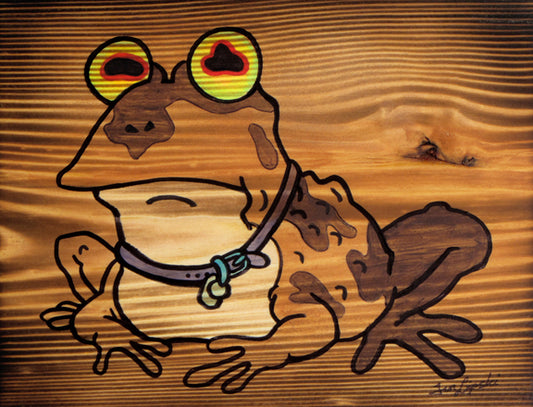 Hypnotoad Wood Artwork