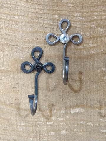 Small Clover Key Hooks (Set of 5)