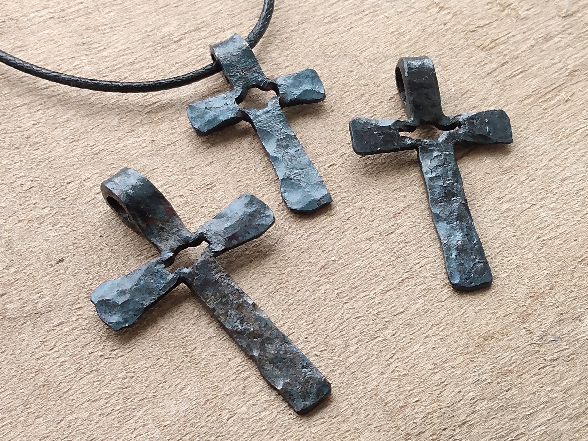 Hand buy forged cross