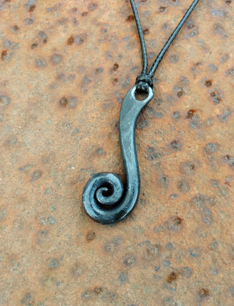 Fiddlehead Necklace Pendant
