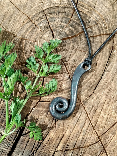 Fiddlehead Necklace Pendant