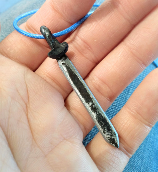 Hand Forged Sword Necklace