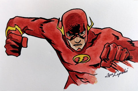 The Flash Ink Drawing