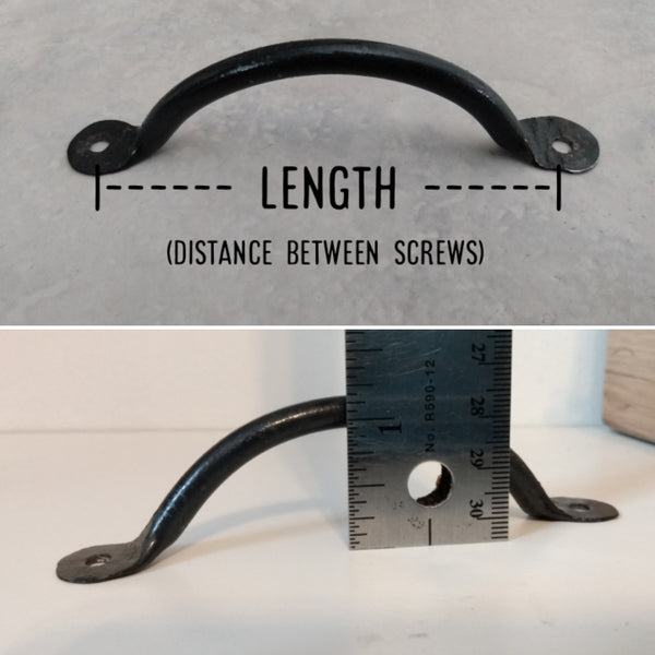 Simple Forged Steel Drawer Pulls