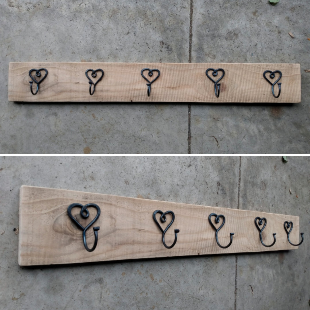 Heart Shaped Wall Hooks