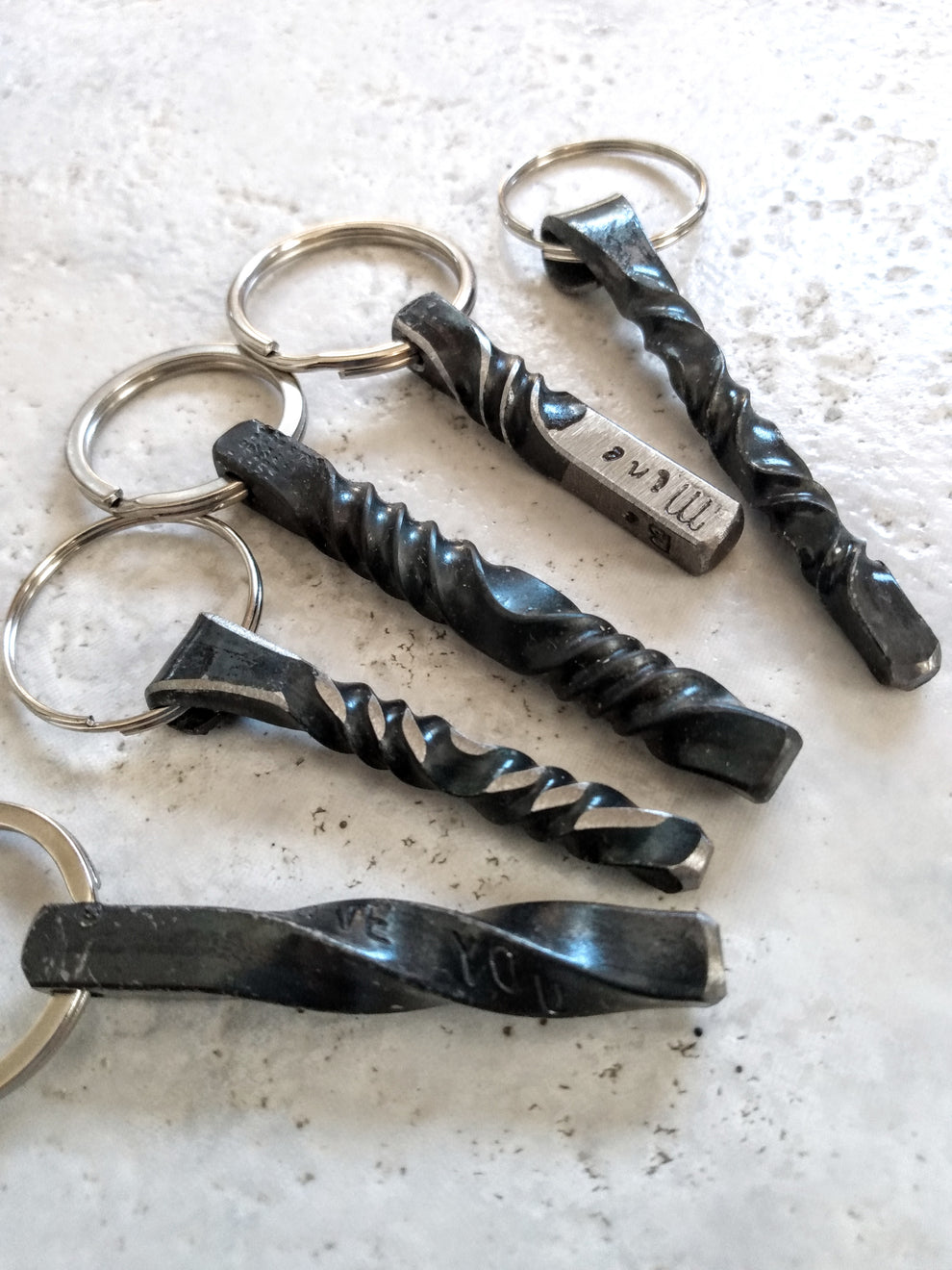 Forge Twisted Iron Keychain – Jen Lipski Fine Art