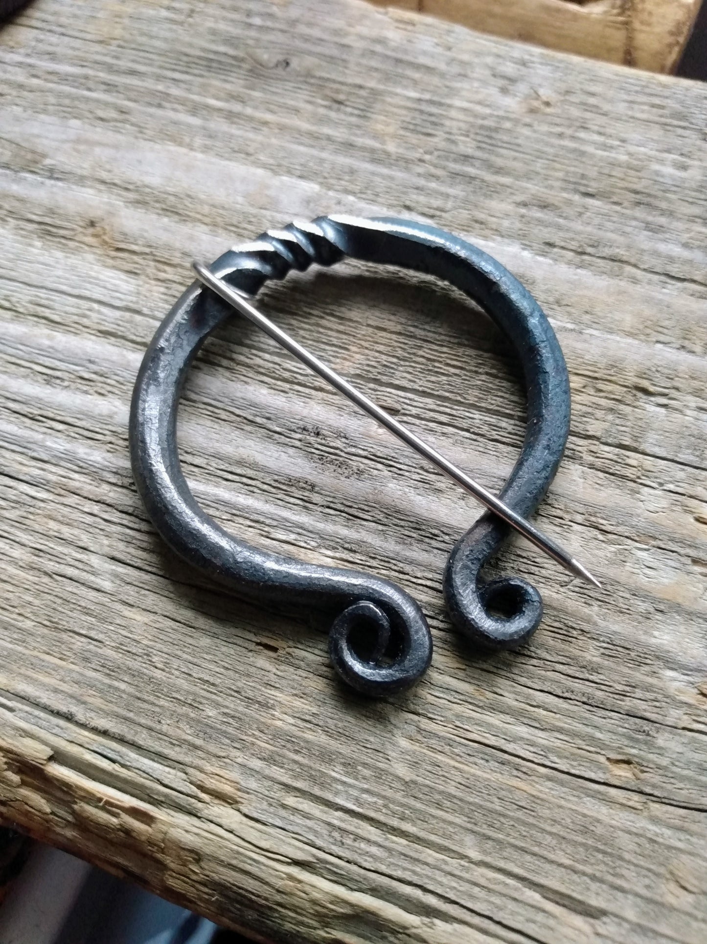 Forged Medieval Cloak Pins