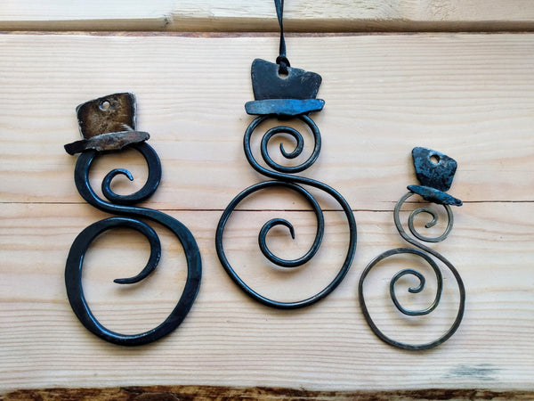 Forged Steel Snowman (Christmas Ornament Workshop)