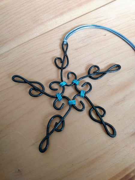 Forged Snowflake Christmas Ornament