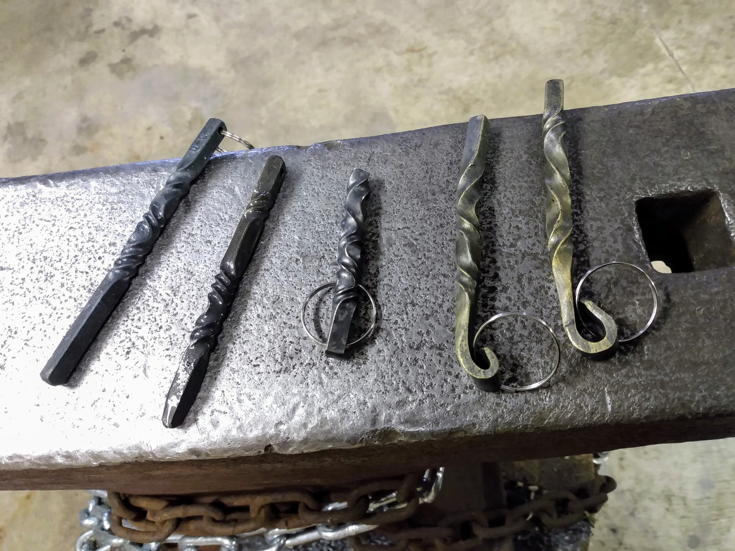 Twisting Iron - Keychain Workshop
