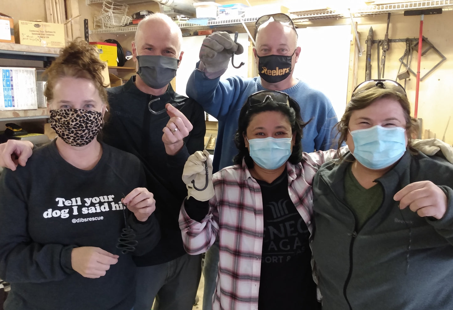 Twisted Coat Hooks Workshop