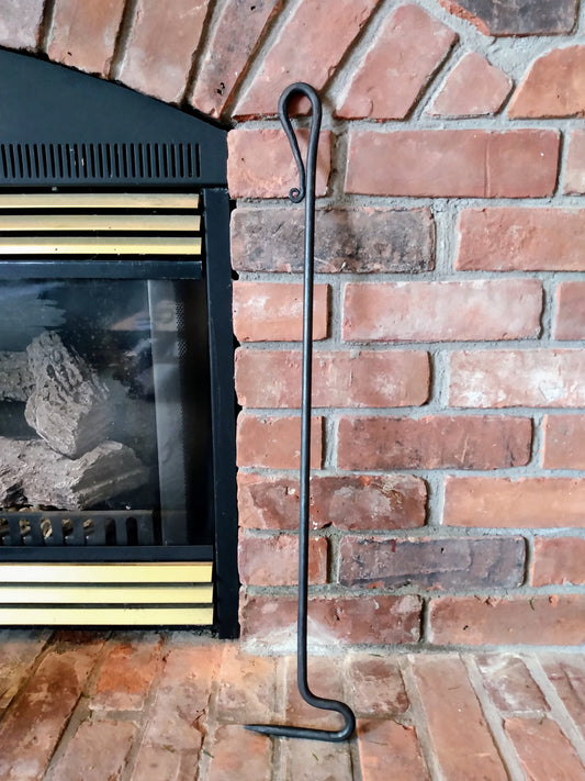 Classic Fire Poker - Folded Handle