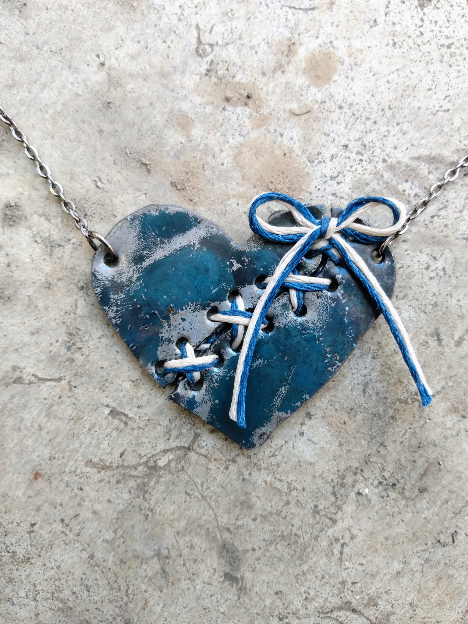 Limited Edition Dragon Fire Broken Heart Necklaces