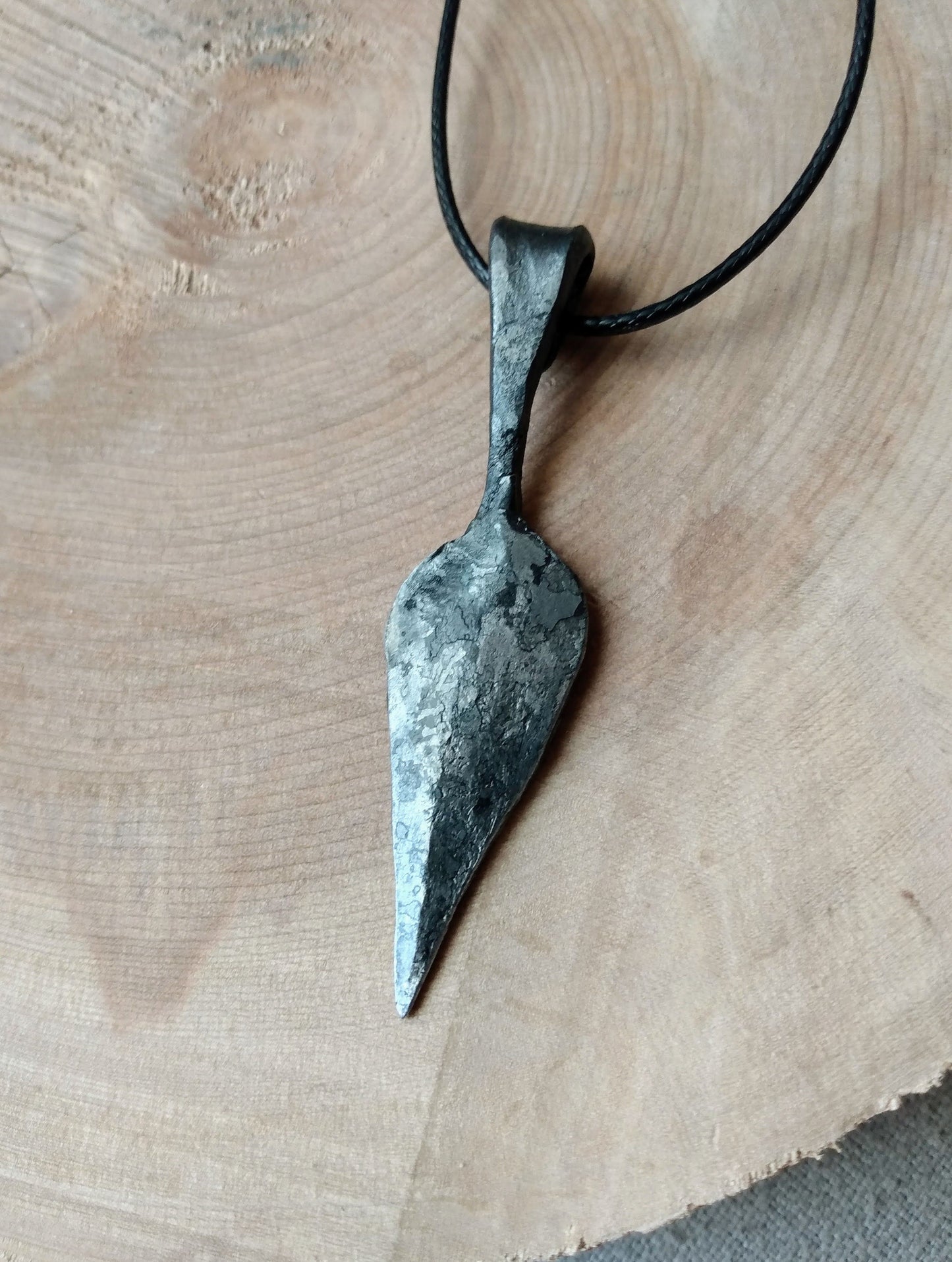 Forged Arrowhead Pendant