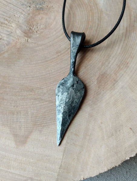 Forged Arrowhead Pendant