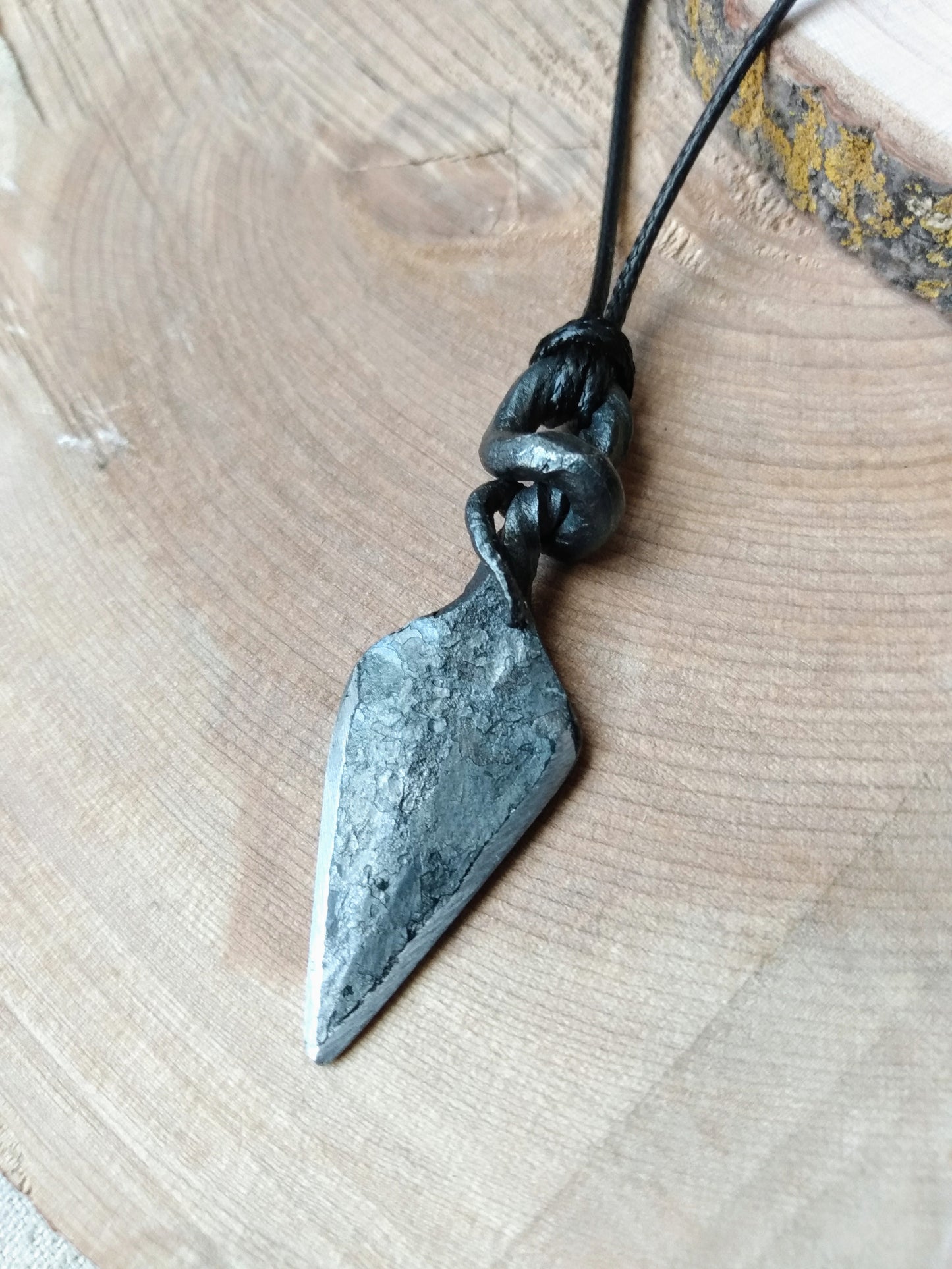 Forged Arrowhead Pendant