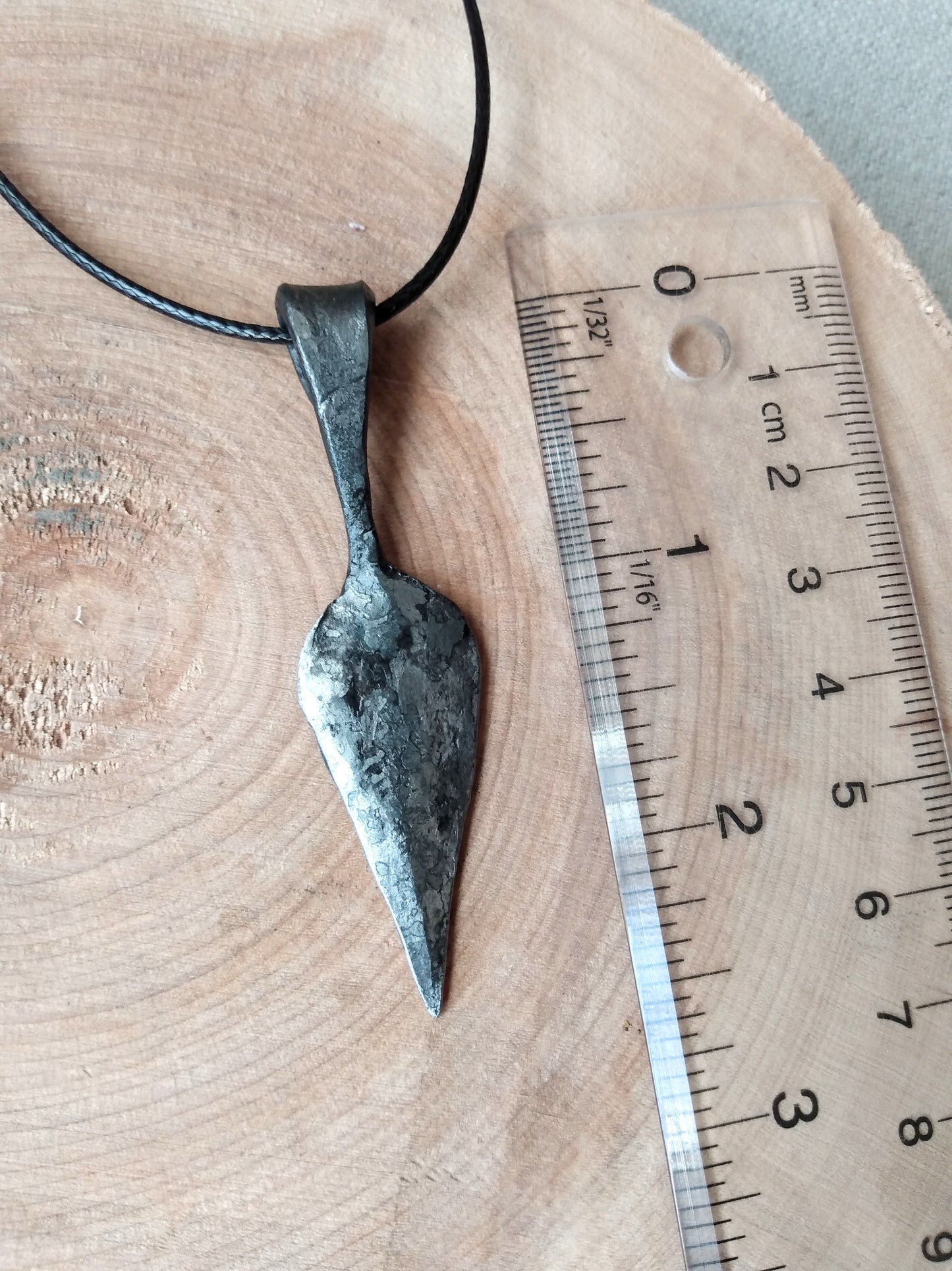 Forged Arrowhead Pendant