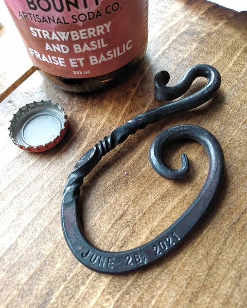 Spiral Steel Bottle Opener