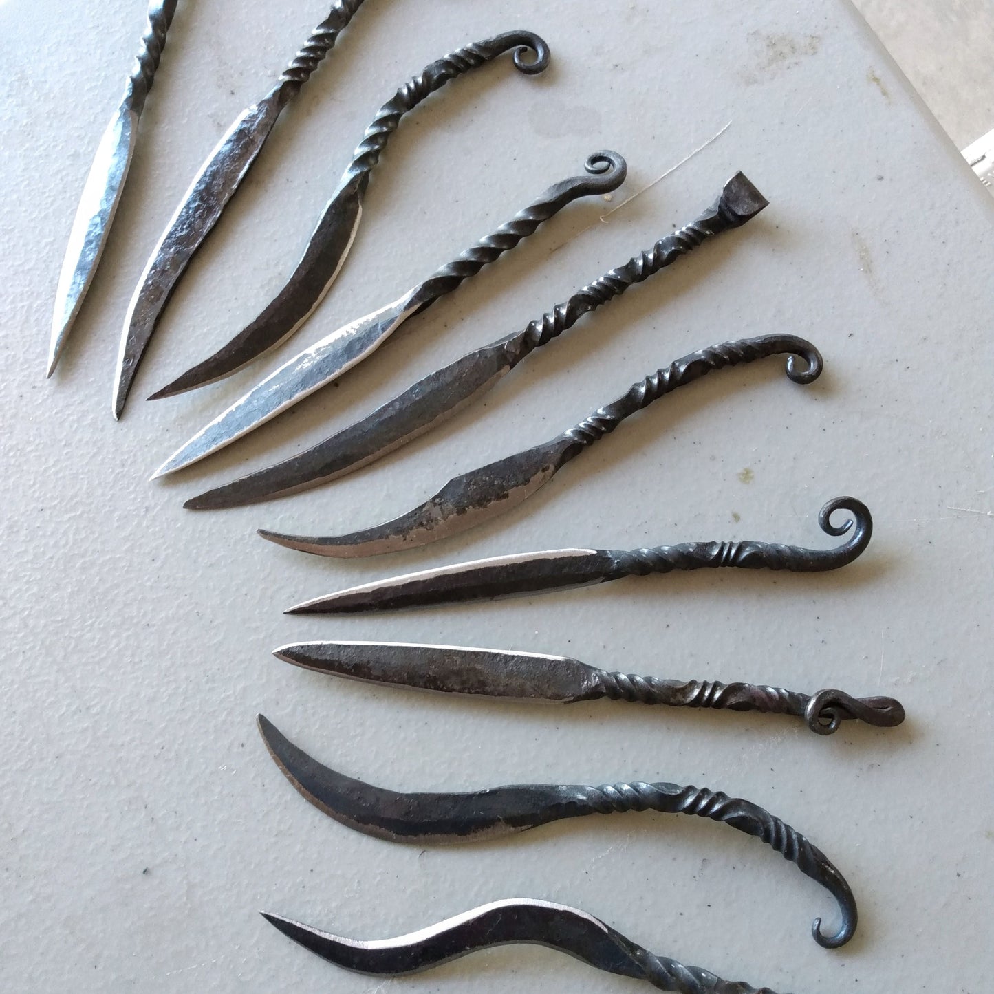 Hand-Forged Letter Opener or Cheese Knife