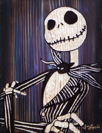 Jack Skellington Wood Artwork