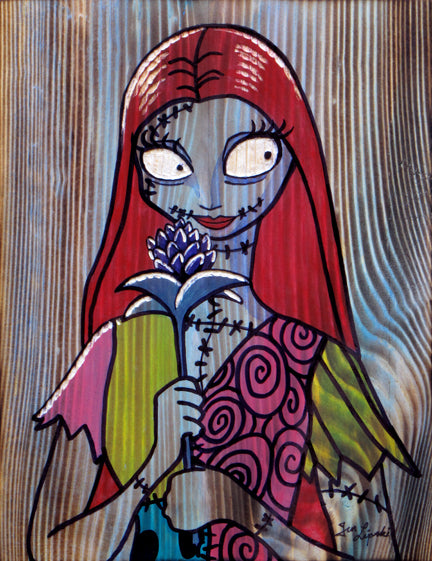 Sally (Nightmare Before Christmas) Wood Artwork