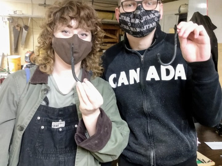 Twisted Coat Hooks Workshop