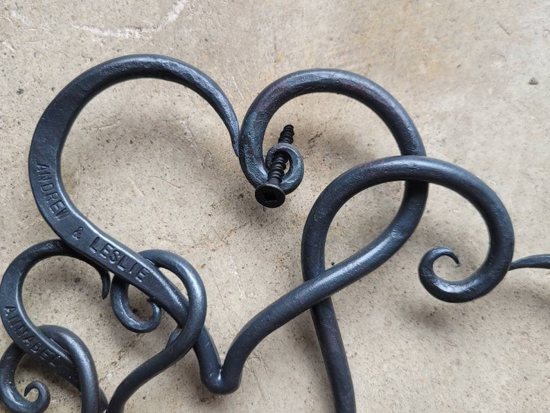 Welded Set of Linked Hearts